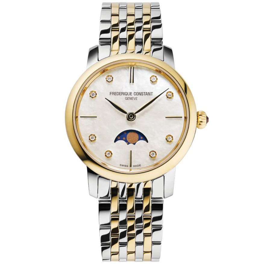 Frederique Constant Slim Line Moonphase FC-206MPWD1S3B